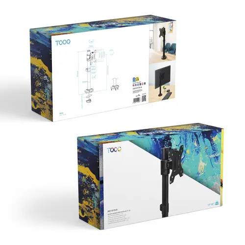 Soporte de Mesa para Pantallas 17"-32", Color Negro - Imagen 9