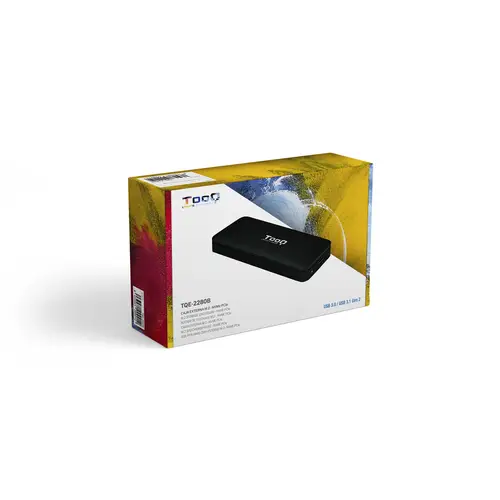 TQE-2280B caja para disco duro externo Caja externa para unidad de estado sólido (SSD) Negro M.2 - Imagen 9