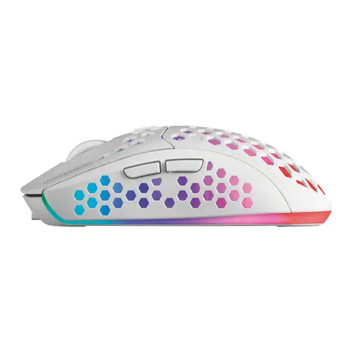 MMW3W, Ratón Gaming Inalámbrico, RGB Flow, Ultraligero 79 g, 3200 DPI, Blanco - Imagen 3
