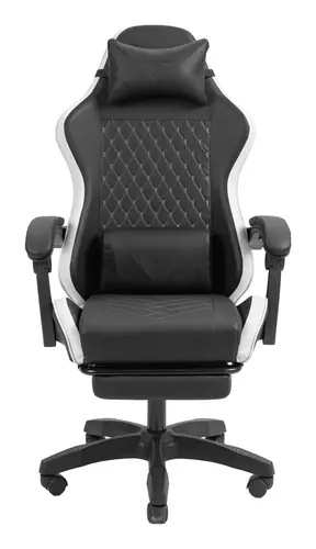 MGC-X Silla para videojuegos de PC Asiento acolchado Negro, Blanco - Imagen 1