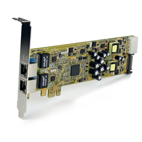 Tarjeta Adaptador de Red PoE/PSE PCI Express PCIe Gigabit Ethernet con 2 Puertos RJ45 - Imagen 2