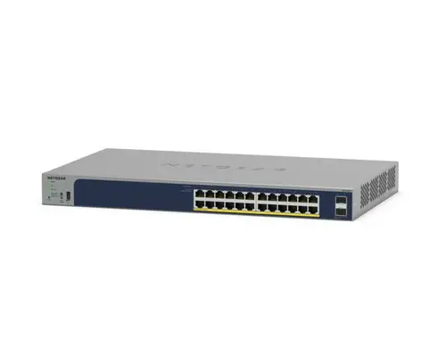 GS724TPv3 Gestionado L2 Gigabit Ethernet (10/100/1000) Energía sobre Ethernet (PoE) Gris - Imagen 1