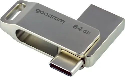 ODA3 unidad flash USB 64 GB USB Type-A / USB Type-C 3.2 Gen 1 (3.1 Gen 1) Plata - Imagen 3