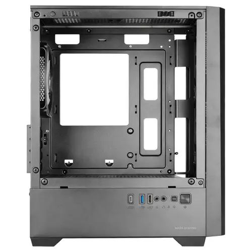 MCVECTOR carcasa de ordenador Mini Tower Negro - Imagen 6