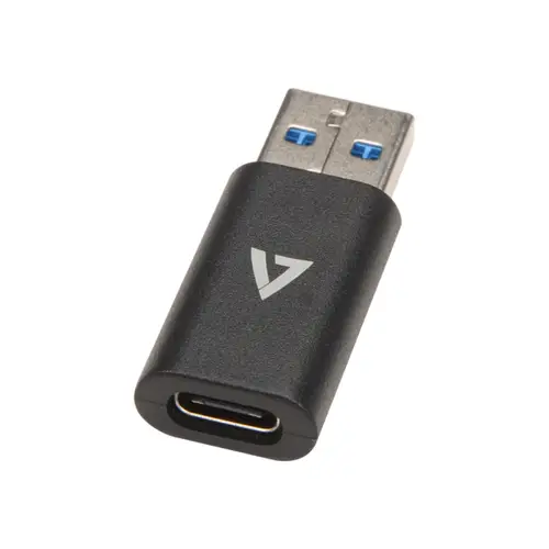 V7USB3AC cambiador de género para cable USB A USB C Negro - Imagen 1