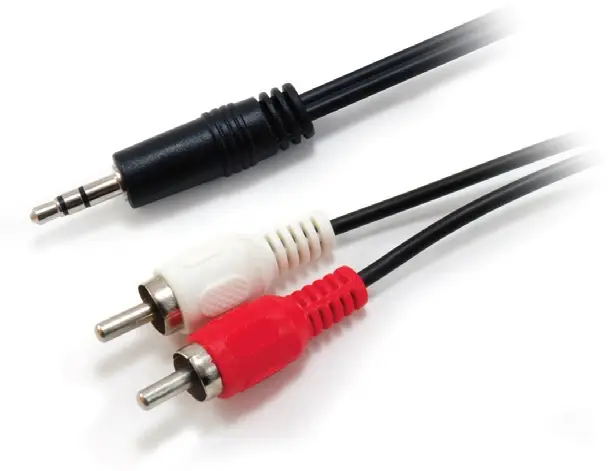 14709207 cable de audio 2,5 m 3,5mm 2 x RCA Negro