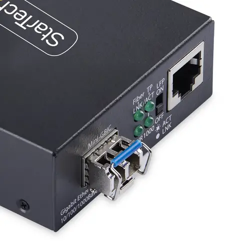 MCM1110SMLC40 convertidor de medio 2000 Mbit/s 1310 nm Monomodo Negro - Imagen 4