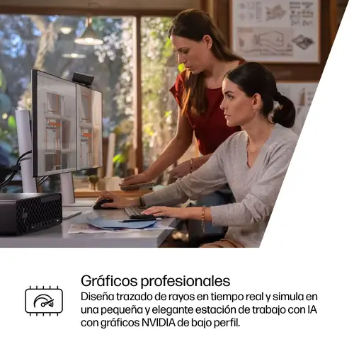 None Intel Core Ultra 7 265 32 GB DDR5-SDRAM 1 TB SSD NVIDIA RTX A400 Windows 11 Pro SFF Puesto de trabajo AI Workstation, AI PC Negro - Imagen 17