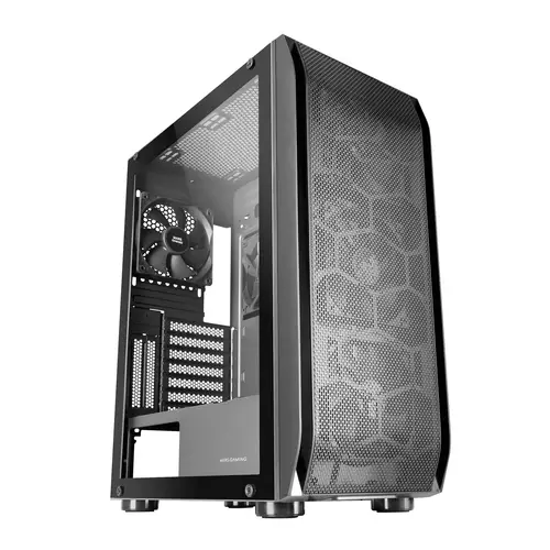 MC-PRO2, Torre Profesional E-ATX, Sistema CPU Freezer, 5 Ventiladores Ultra-silenciosos y Frontal Metal-Mesh, Color Negro - Imagen 1