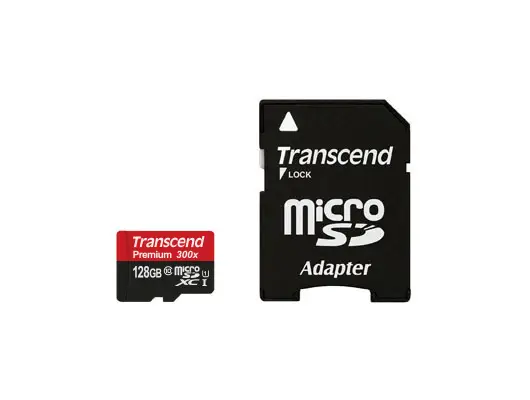 TS64GSDU3 128 GB MicroSDHC MLC Clase 10