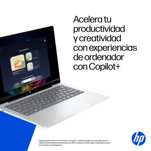 OmniBook 5 Laptop Next Gen AI 14-he0001nsx Copilot+ PC Snapdragon X1-26-100 Portátil 35,6 cm (14") 2K 16 GB LPDDR5x-SDRAM 512 GB SSD Wi-Fi 6E (802.11ax) Windows 11 Home Plata - Imagen 10