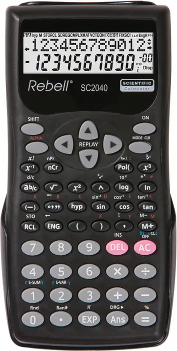 SC2040 calculadora Bolsillo Calculadora científica Negro