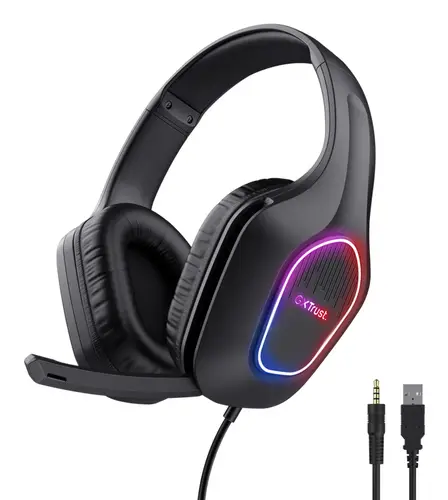 GXT 416 ZIROX Auriculares Alámbrico Diadema Juego USB tipo A Negro - Imagen 2