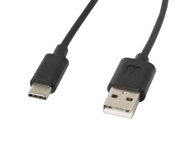 CA-USBO-10CC-0018-BK cable USB USB 2.0 1,8 m USB A USB C Negro