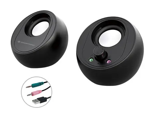 BJORN01B altavoz De 2 vías Negro Inalámbrico y alámbrico 10 W - Imagen 1