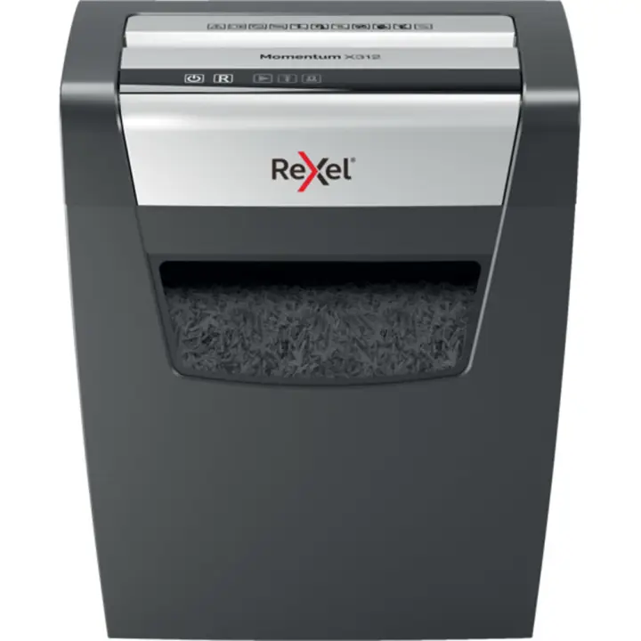 Momentum X312 triturador de papel Corte en partículas Negro, Gris