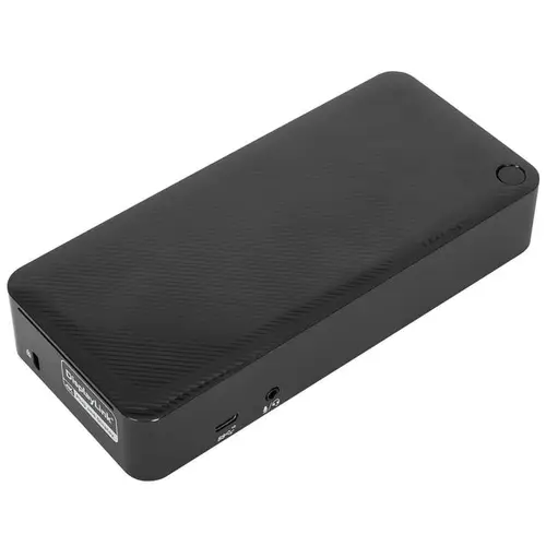 DOCK182EUZ base para portátil y replicador de puertos Alámbrico Negro - Imagen 1