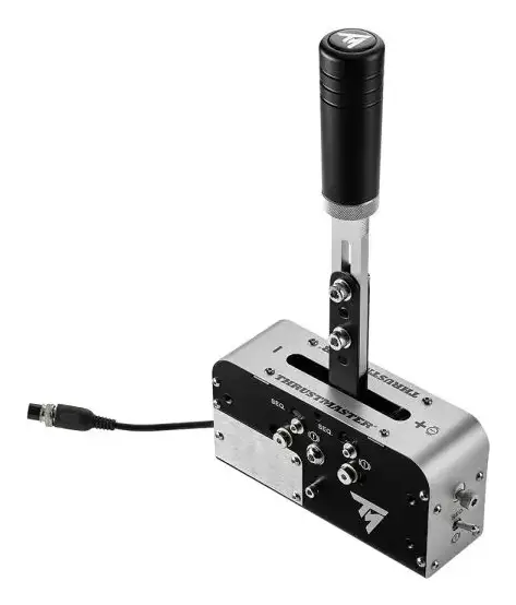 4060306 mando y volante Negro, Plata USB Freno de mano PC, PlayStation 4, PlayStation 5, Xbox One, Xbox One S, Xbox One X, Xbox Series S, Xbox Series X