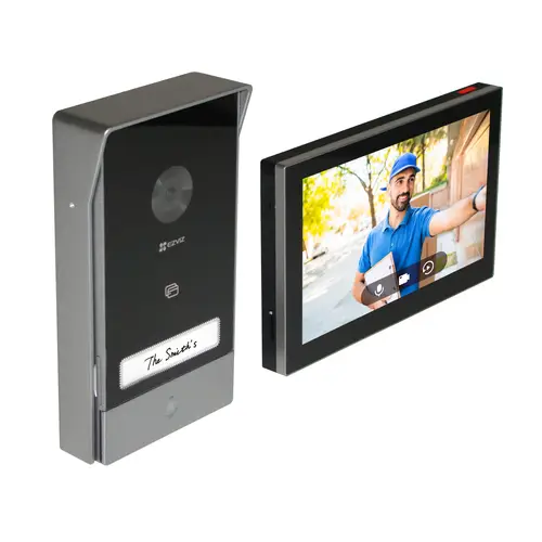 HP7 sistema de intercomunicación de video 17,8 cm (7") Negro, Plata - Imagen 3