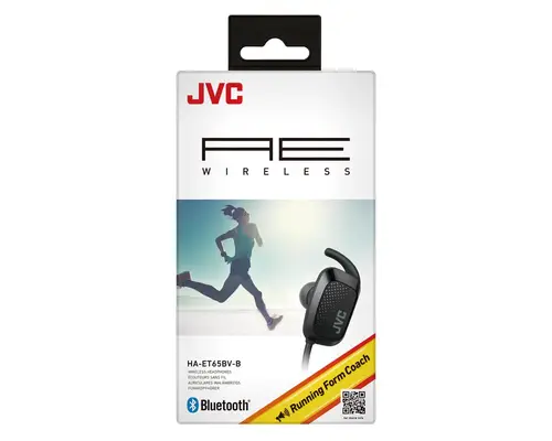 HA-ET65BV-B Auriculares Inalámbrico gancho de oreja, Dentro de oído, Banda para cuello Deportes Bluetooth Negro - Imagen 15