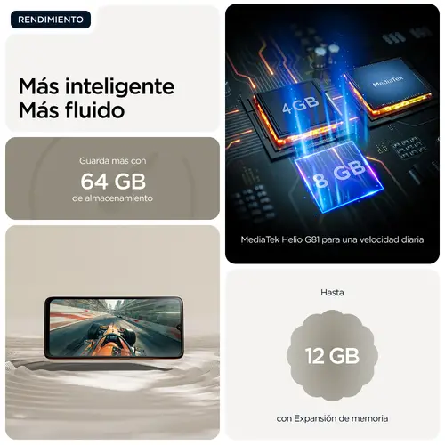 SMARTPHONE MOTOROLA MOTO G06 POWER 8GB/256GB LAUREL - Imagen 15