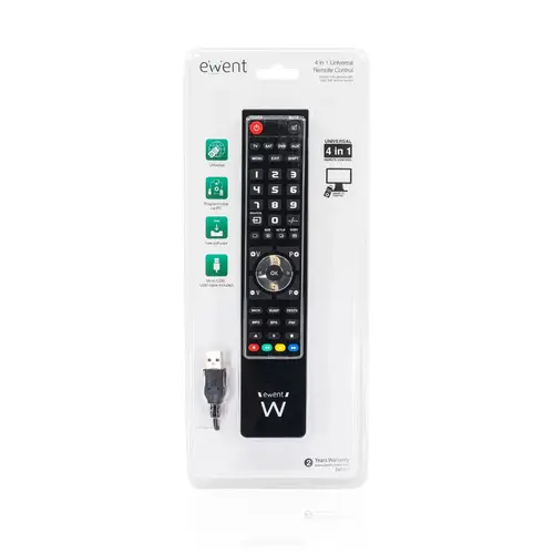 EW1570 mando a distancia DTT, DVD/Blu-ray, Proyector, SAT, STB, Altavoz para barra de sonido, TV, Universal, VCR Botones - Imagen 7
