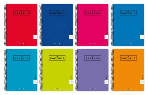 CUADERNO TAPA POLIPROPILENO EXTRADURA UNICOLOR5 A4+ 120 HOJAS 90G..