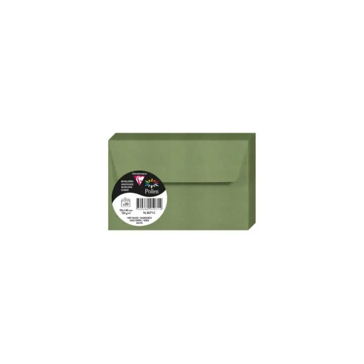 5076C sobre C6 (114 x 162 mm) Verde 20 pieza(s)