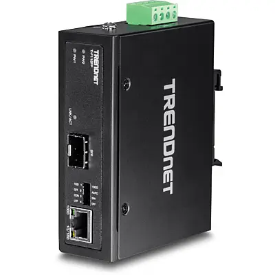 TI-F11SFP convertidor de medio 1000 Mbit/s Negro