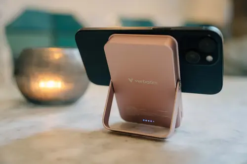 Charge 'n' Go Magnetic Wireless Polímero de litio 10000 mAh Cargador inalámbrico Negro - Imagen 6