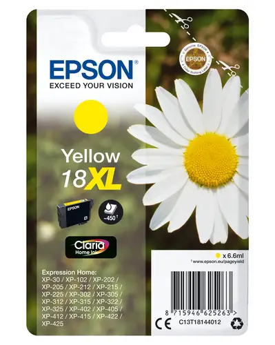 Daisy Cartucho 18XL amarillo - Imagen 1