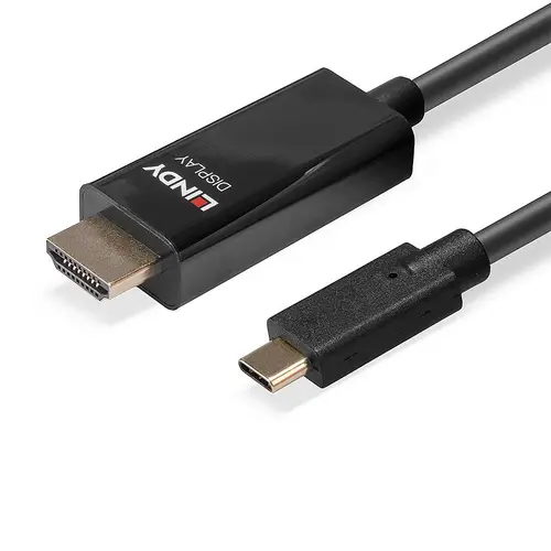43315 adaptador de cable de vídeo 5 m USB Tipo C HDMI tipo A (Estándar) Negro - Imagen 5