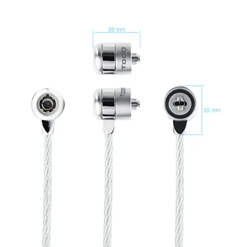 TQCLKC0025 cable antirrobo Plata 1,5 m - Imagen 2