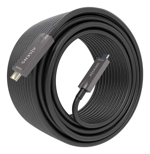 Cable USB 3.1 Gen2 10Gbps AOC 4K@60Hz 3A 60W E-Marker, tipo USB-C/M-USB-C/M, Negro, 7.5m - Imagen 2