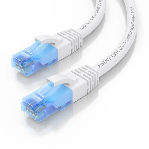 Cable De Red Latiguillo RJ45 Cat.6 UTP AWG26 CCA, Blanco, 5.0 m - Imagen 3