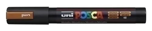 ROTUL.UNI-POSCA PC-5M  BRONCE METALICO