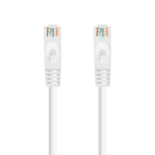 Cable de red latiguillo RJ45 LSZH Cat.6A UTP AWG24, Blanco, 2.0m - Imagen 2