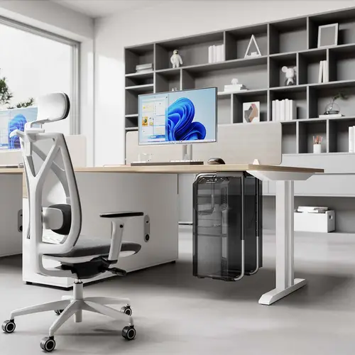Soporte Altura Personalizable Para Cpu Por Debajo De Escritorio - Imagen 6