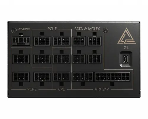 MEG AI1300P PCIE5 unidad de fuente de alimentación 1300 W 24-pin ATX ATX Negro - Imagen 2