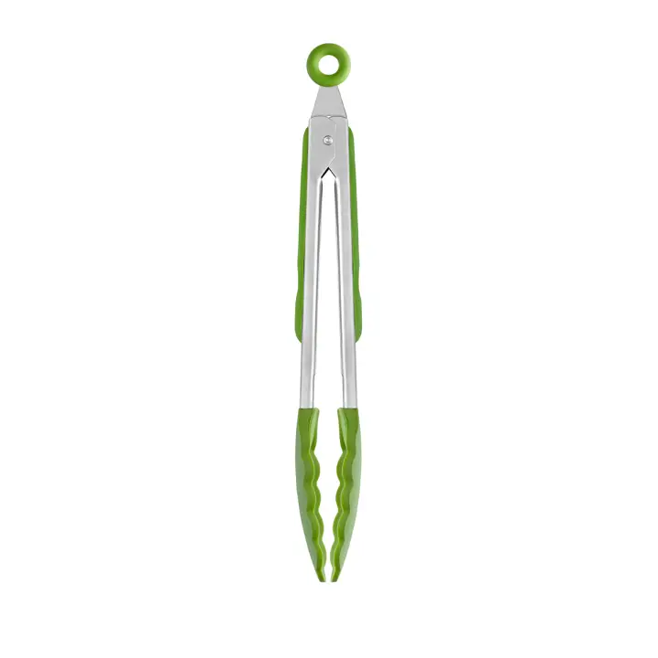 A197004 pinza de cocina 285 mm Silicona, Acero inoxidable Acero i..