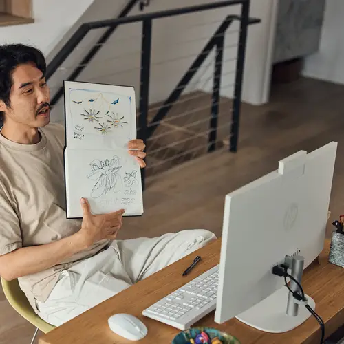 24-cr0092ns Intel® Core i7 i7-1355U 60,5 cm (23.8") 1920 x 1080 Pixeles Pantalla táctil PC todo en uno 8 GB DDR4-SDRAM 512 GB SSD Windows 11 Home Wi-Fi 6 (802.11ax) Negro - Imagen 8