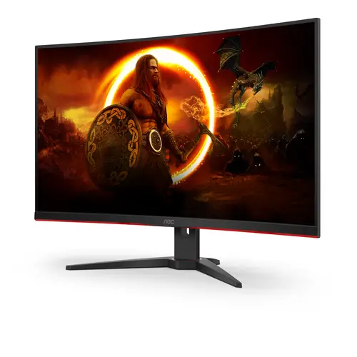 G2 C32G2ZE/BK pantalla para PC 80 cm (31.5") 1920 x 1080 Pixeles Full HD LED Negro, Rojo - Imagen 3