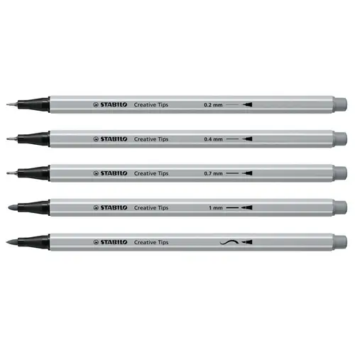 Creative Tips rotulador Negro, Gris claro 10 pieza(s) - Imagen 2