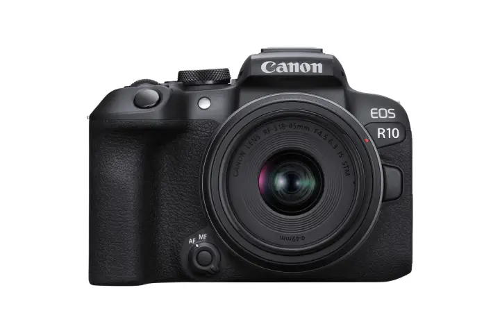 EOS R10 + RF-S 18-45mm F4.5-6.3 IS STM MILC 24,2 MP CMOS 6000 x 4000 Pixeles Negro