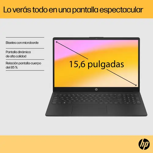 15-fc0129ns AMD Ryzen 7 7730U Portátil 39,6 cm (15.6") Full HD 8 GB DDR4-SDRAM 512 GB SSD Wi-Fi 6 (802.11ax) Windows 11 Home Plata - Imagen 4