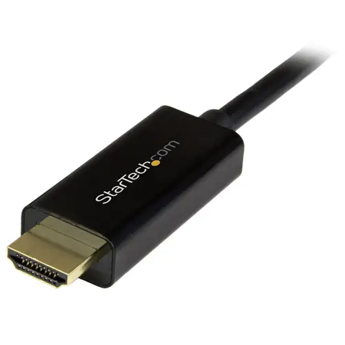 Cable Conversor DisplayPort a HDMI de 2m - Color Negro - Ultra HD 4K - Imagen 2