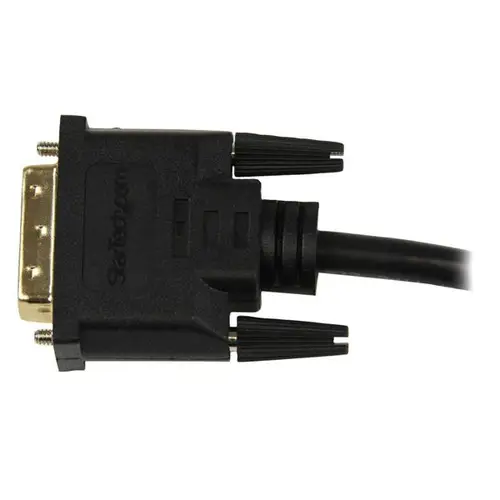 Adaptador de 20cm HDMI a DVI - DVI-D Macho - HDMI Hembra - Cable Conversor de Vídeo - Negro - Imagen 4