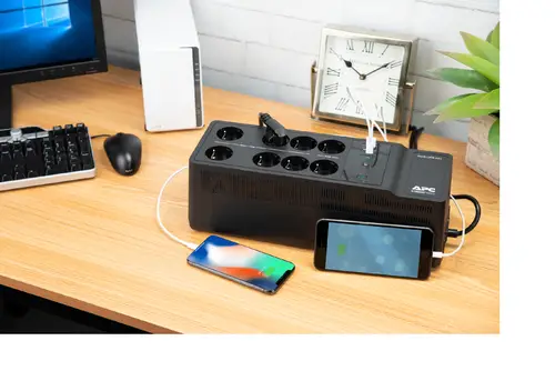 BE850G2-GR sistema de alimentación ininterrumpida (UPS) En espera (Fuera de línea) o Standby (Offline) 0,85 kVA 520 W 8 salidas AC - Imagen 6