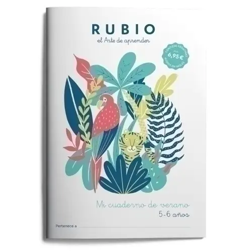 CUADERNO RUBIO A4 VERANO 5-6 - Pack de 5 unidades