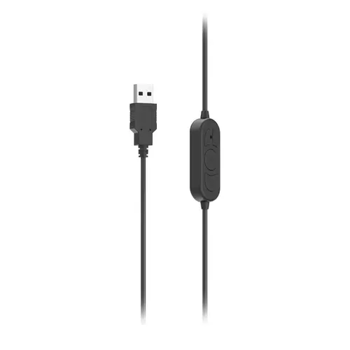 HS-USB300 V2 Auriculares Alámbrico Diadema Oficina/Centro de llamadas USB tipo A Negro - Imagen 2